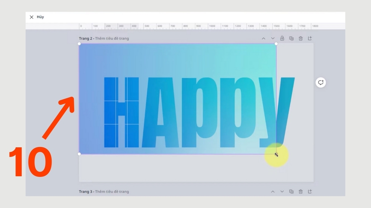 Hướng dẫn 3 cách tạo gradient text Canva phổ biến nhất 4