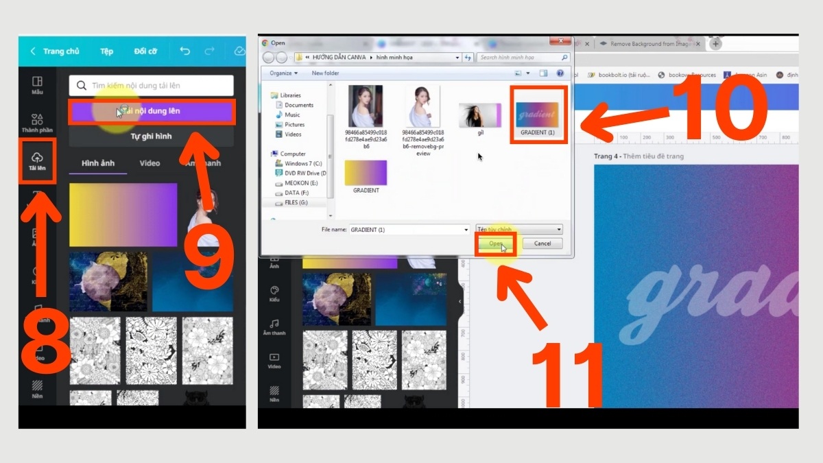 Hướng dẫn 3 cách tạo gradient text Canva phổ biến nhất 8