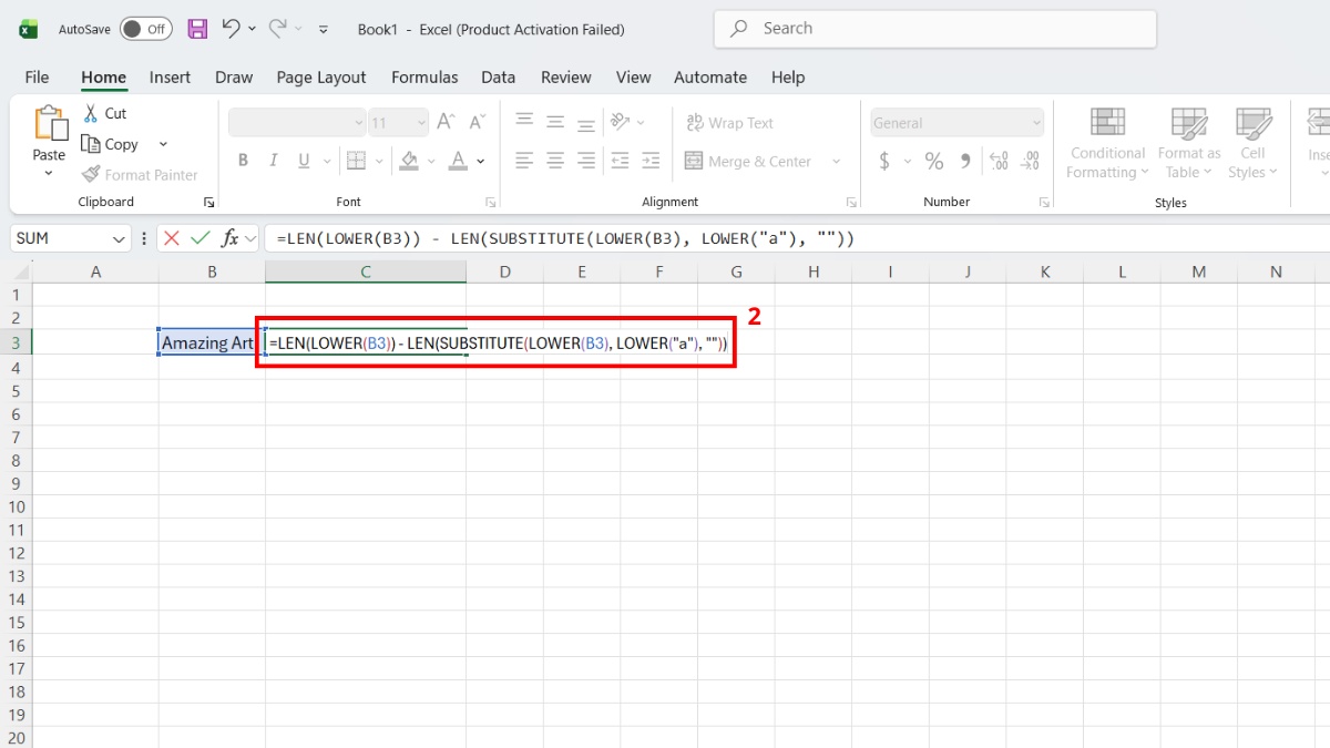 Các hàm đếm số lần xuất hiện ký tự trong Excel phổ biến 8
