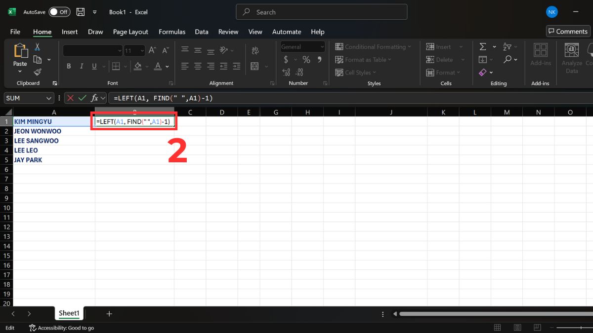  Cách dùng hàm FIND trong Excel kèm ví dụ minh họa 5