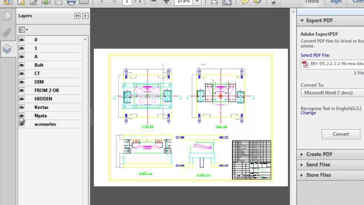 Thời điểm cần xuất file CAD sang PDF