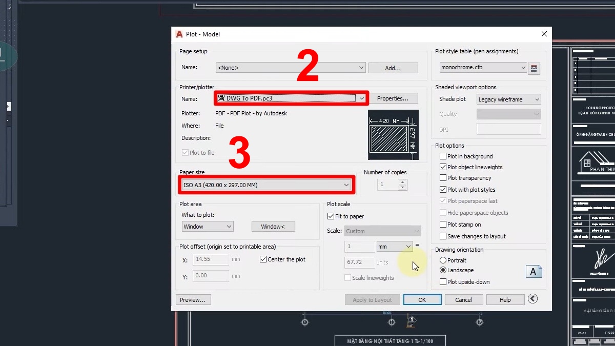 Hướng dẫn xuất file CAD sang PDF đơn giản, nhanh chóng 2
