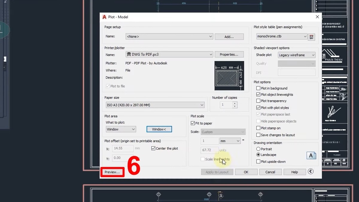 Hướng dẫn xuất file CAD sang PDF đơn giản, nhanh chóng 4