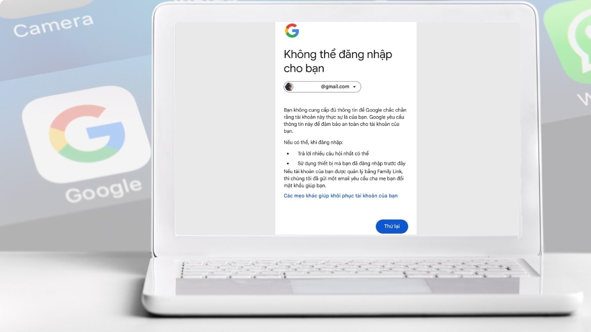 Lưu ý quan trọng khi khôi phục tài khoản Gmail