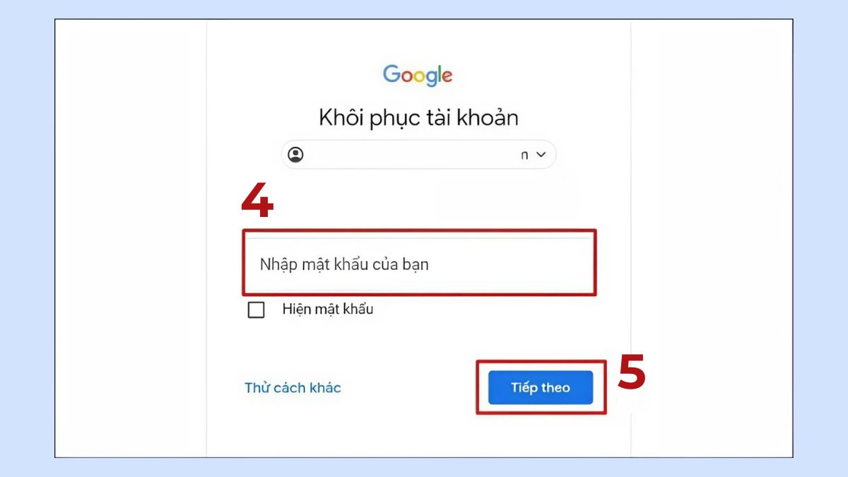 Hướng dẫn khôi phục tài khoản Gmail đã xóa 3