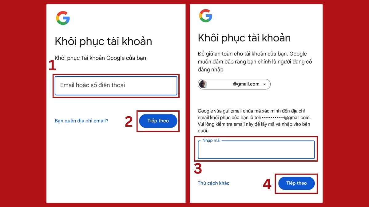 Cách khôi phục tài khoản Gmail mất do bị hack 1