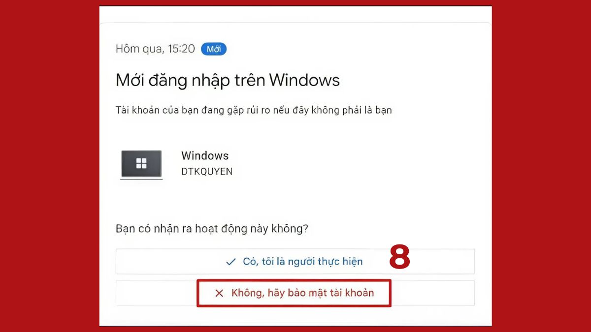 Cách khôi phục tài khoản Gmail mất do bị hack 4