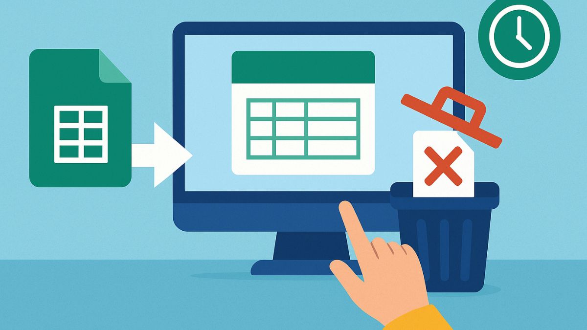 Phân biệt file Đã xóa và Đã xóa vĩnh viễn trên Google Sheet