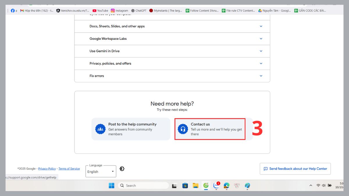 Một số cách khôi phục Google Sheet đã xóa vĩnh viễn 10