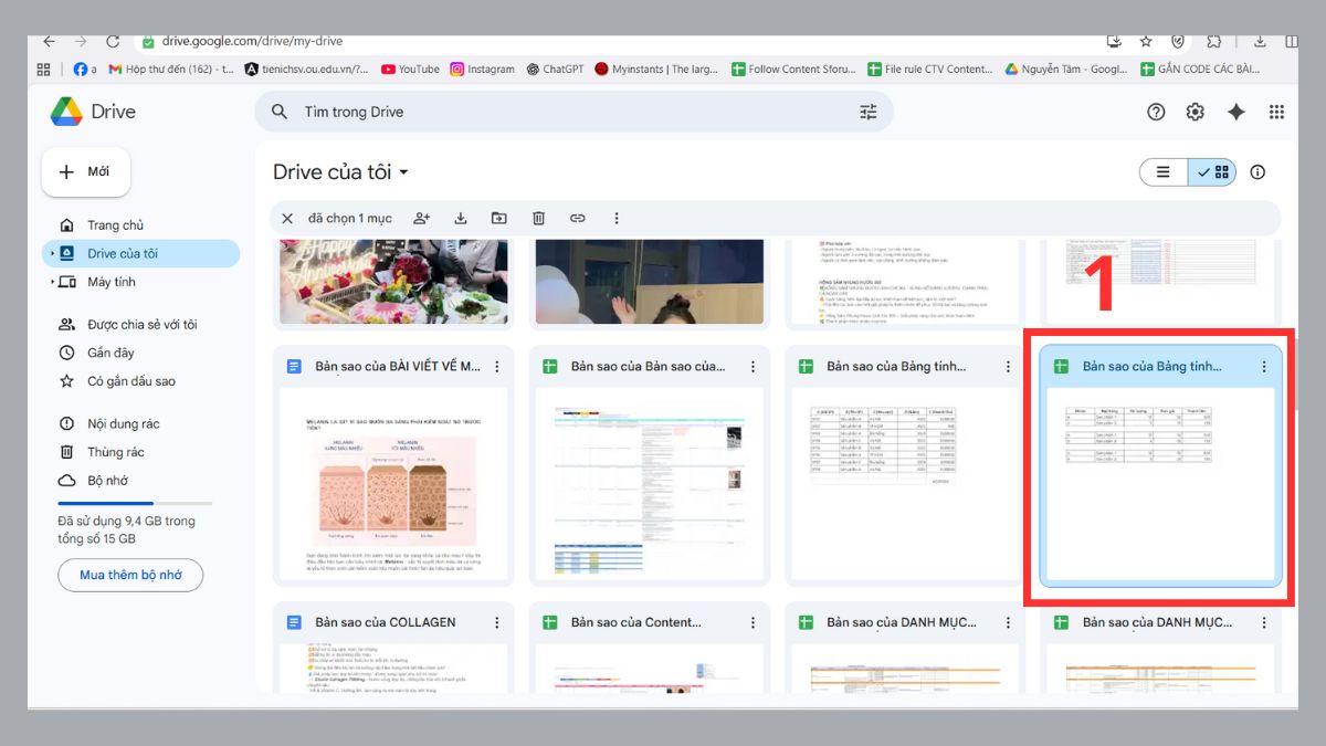 Một số cách khôi phục Google Sheet đã xóa vĩnh viễn 4