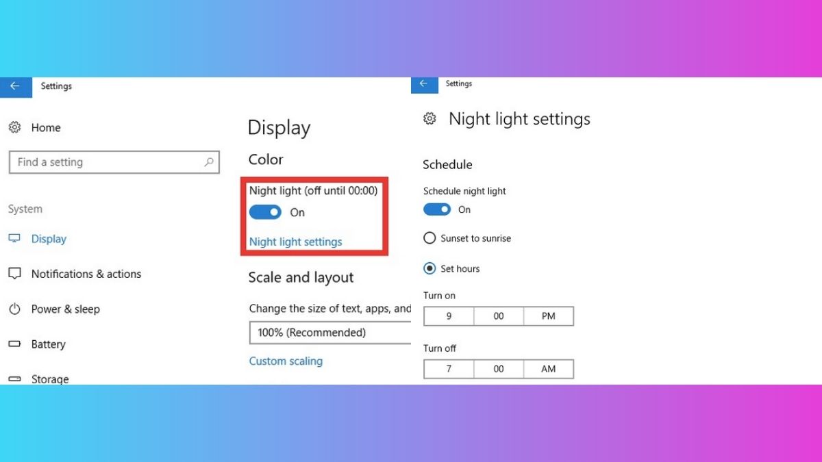 Cách khắc phục lỗi Night Light không bật được trên Windows 10 1