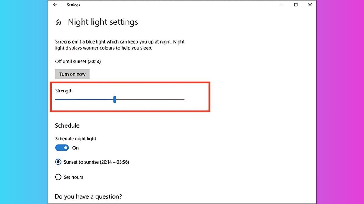 Cách khắc phục lỗi Night Light không bật được trên Windows 10 3