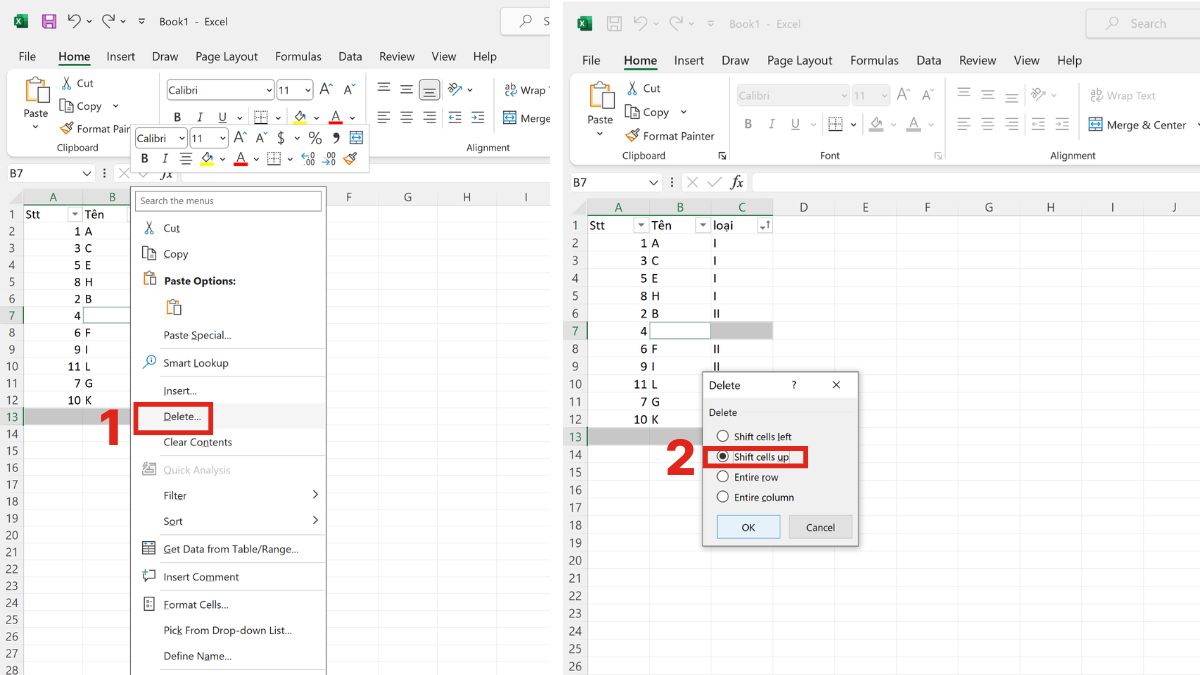 Cách sửa lỗi không filter được trong Excel đơn giản 6