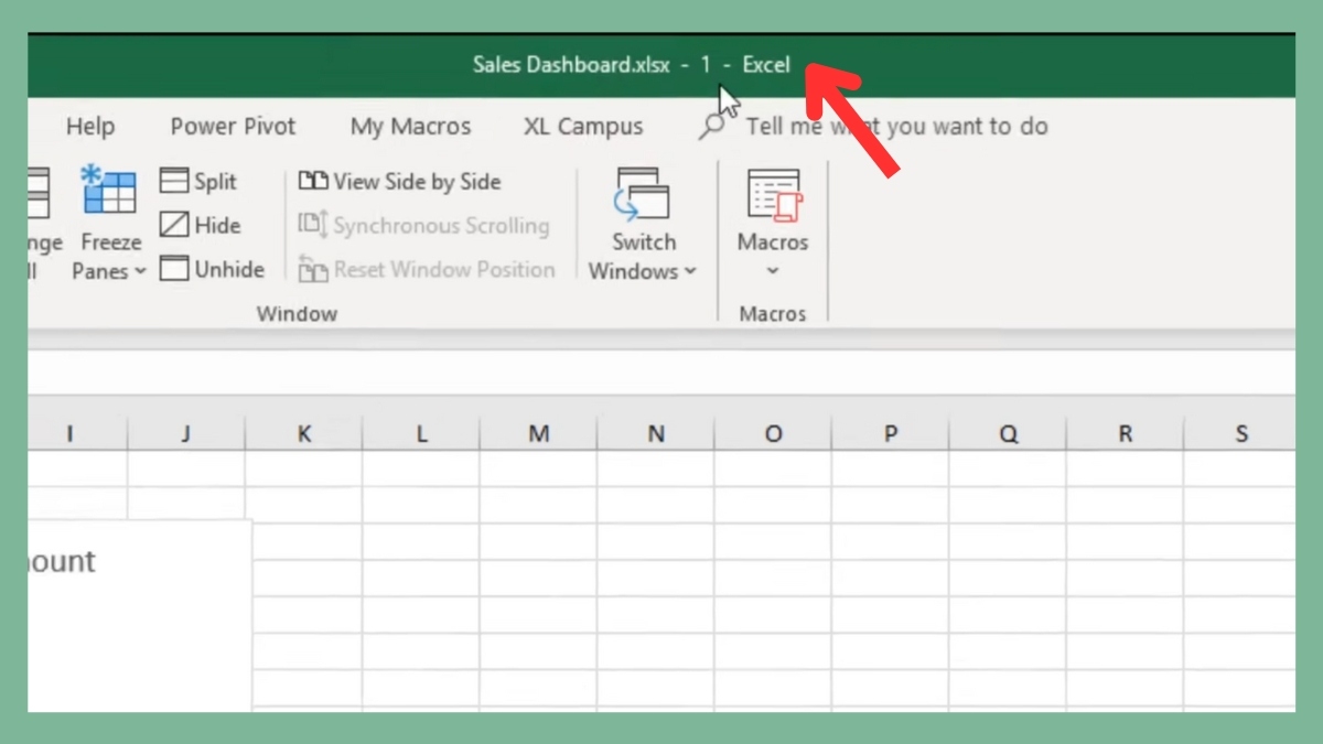 Hướng dẫn mở 2 file Excel trong cùng một cửa sổ 8