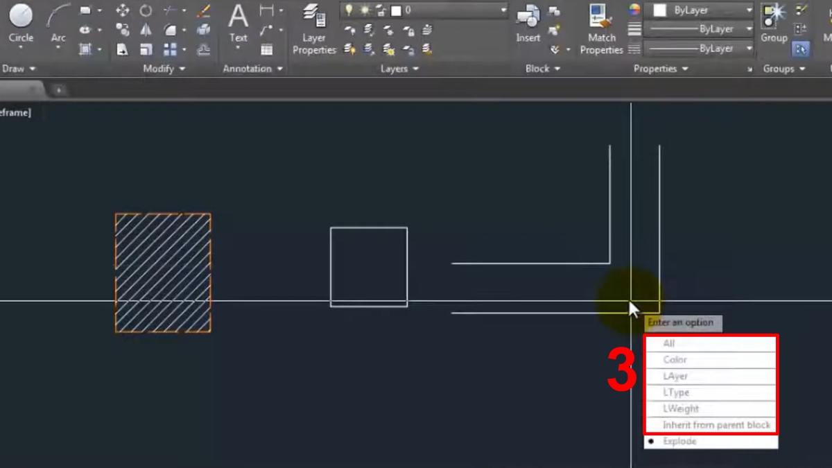 Dùng lệnh XPLODE (Express Tools) 3