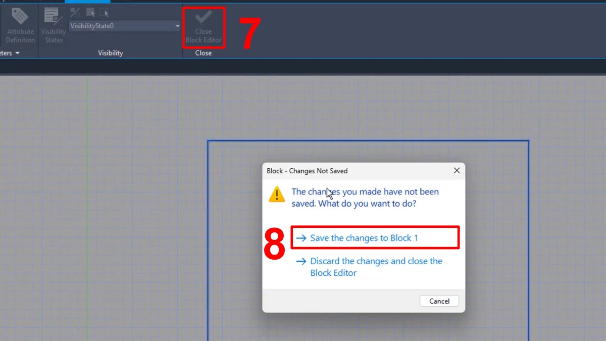 Chuyển block động thành block thường 4
