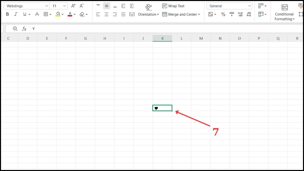 Chi tiết cách chèn kí tự đặc biệt trong Excel 9