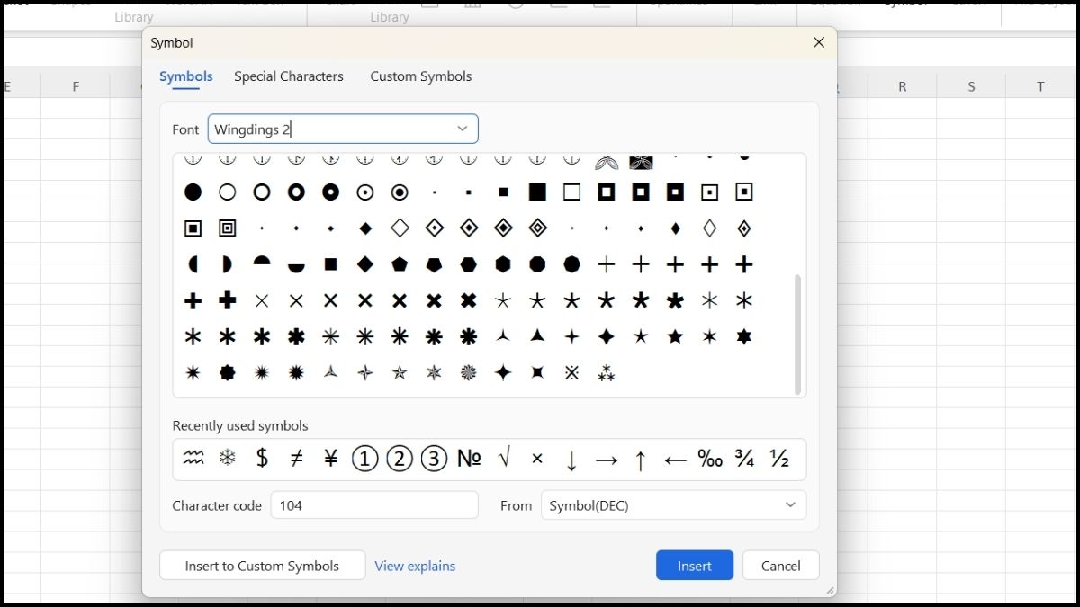 Phân loại nhóm ký tự thường gặp trong Excel