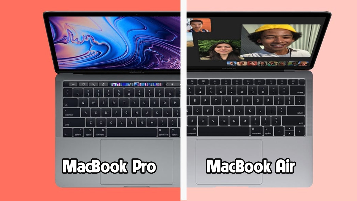 So sánh kích thước MacBook Pro 13 inch với MacBook Air 13 inch