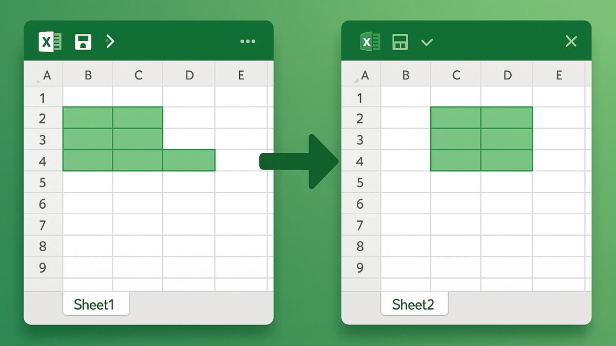 Liên kết dữ liệu giữa các sheet giúp giảm sai sót
