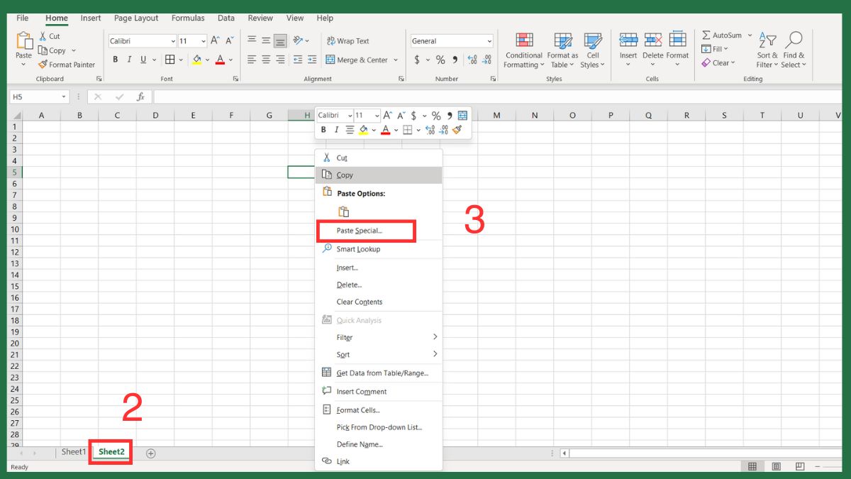 Cách lấy dữ liệu từ sheet này sang sheet khác trong Excel đơn giản 5