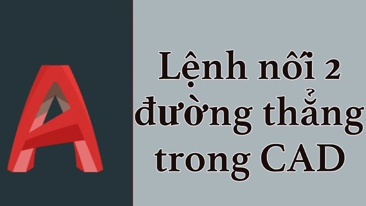 Cách dùng lệnh nối 2 đường thẳng trong CAD với JOIN & PEDIT