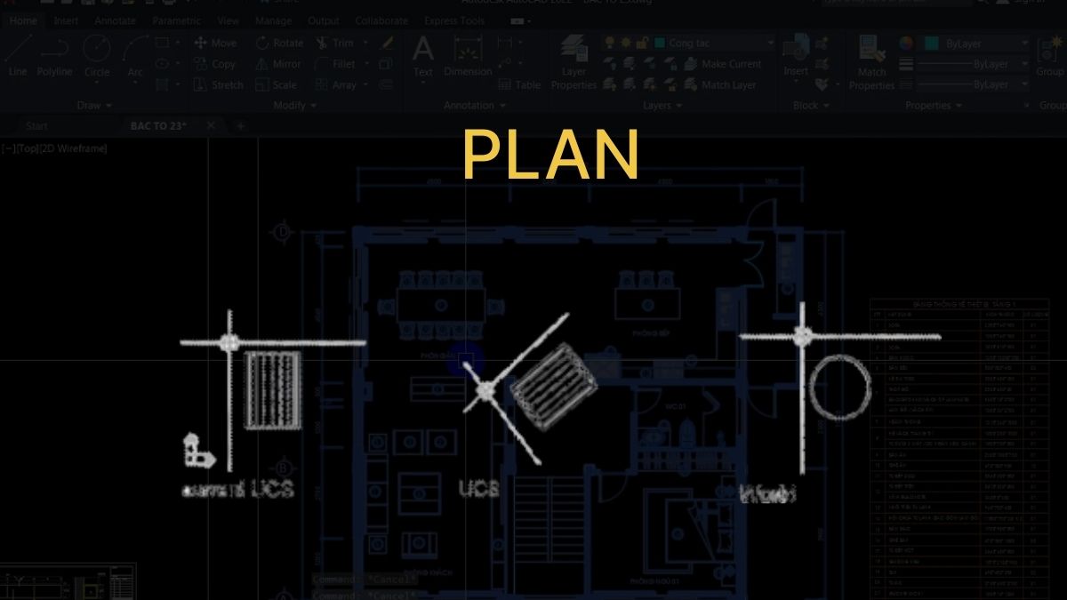 Ứng dụng thực tế của lệnh PLAN