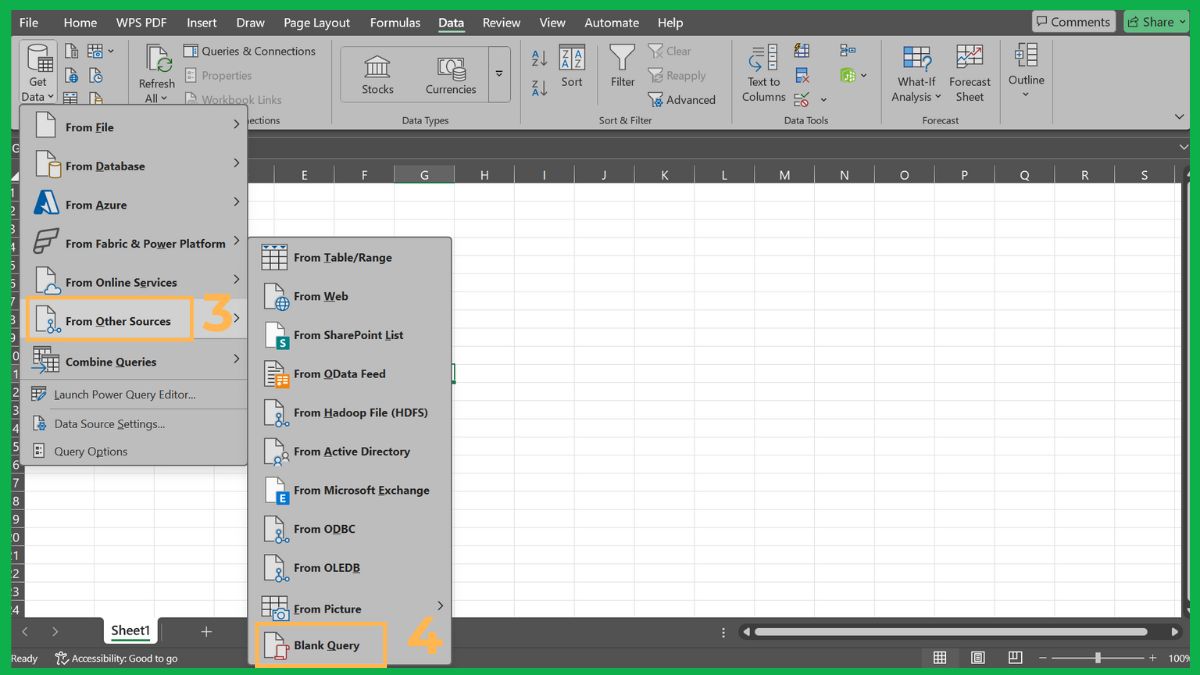 Tạo lịch tự động bằng Power Query 2