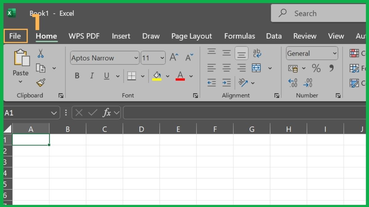 Tạo lịch bằng mẫu có sẵn của Excel 1