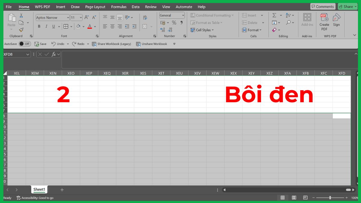  Cách sửa lỗi không insert được dòng trong Excel chi tiết 9