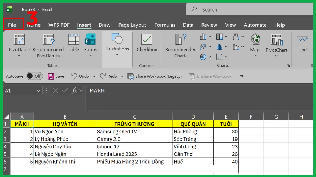 Cách sửa lỗi không insert được dòng trong Excel chi tiết 22