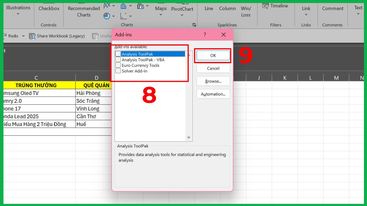 Cách sửa lỗi không insert được dòng trong Excel chi tiết 25