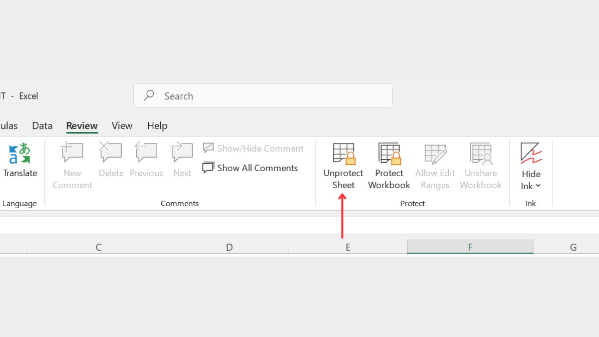 Cách sửa lỗi Excel không nhập được dữ liệu 4