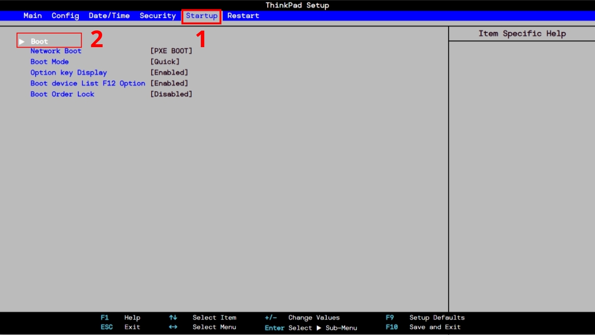 Cách khắc phục lỗi máy tính tự vào BIOS Win 10 12