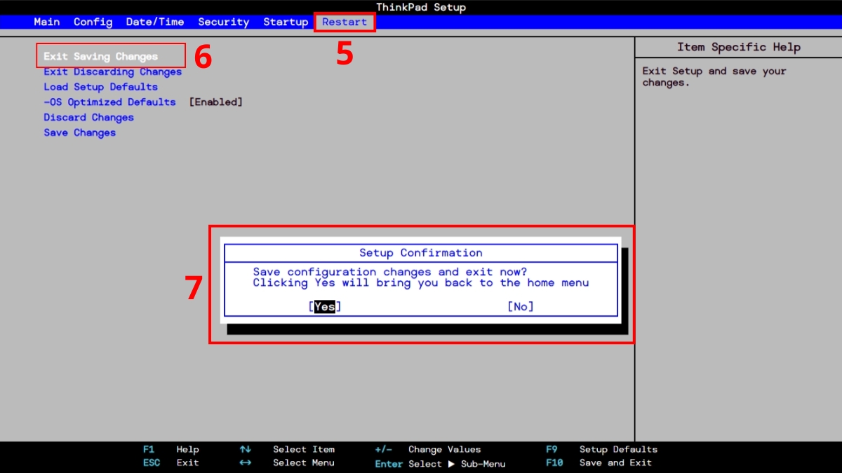 Cách khắc phục lỗi máy tính tự vào BIOS Win 10 17