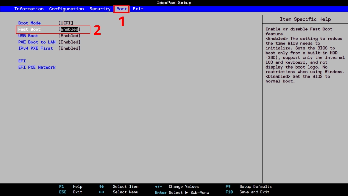 Cách khắc phục lỗi máy tính tự vào BIOS Win 10 18