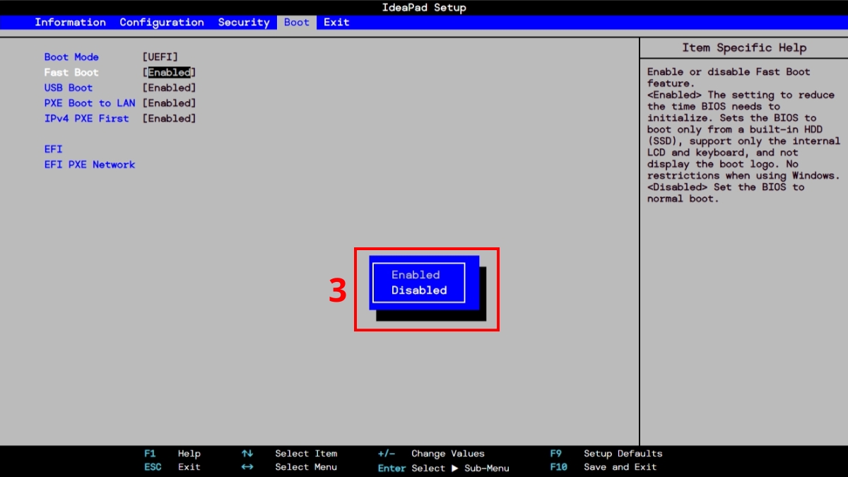 Cách khắc phục lỗi máy tính tự vào BIOS Win 1019