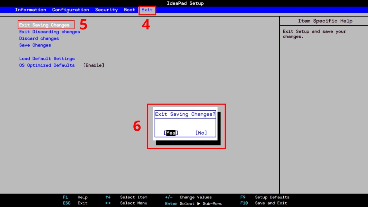 Cách khắc phục lỗi máy tính tự vào BIOS Win 10 20