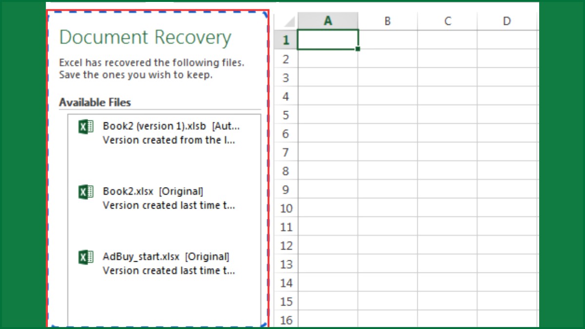 Cách khắc phục lỗi “We found a problem with some content in Excel” 25