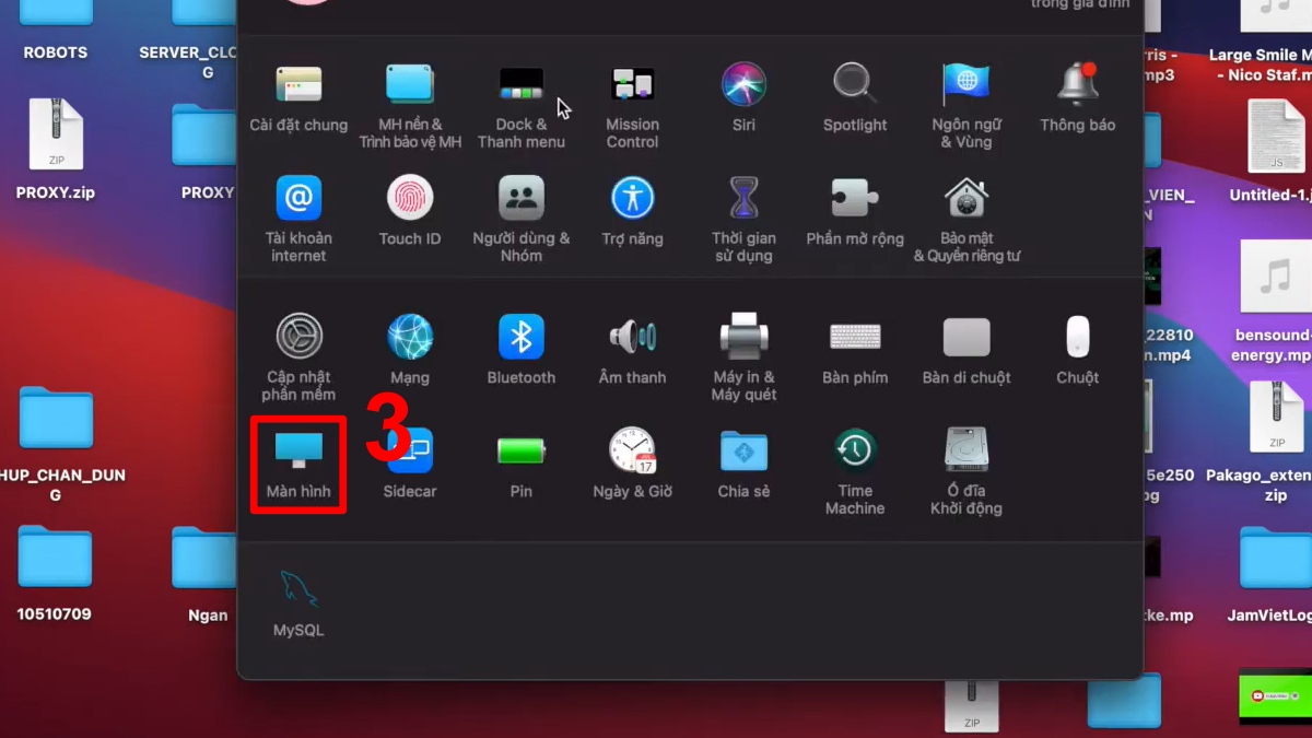 Hướng dẫn điều chỉnh máy tính bị xoay ngang trên macOS 2