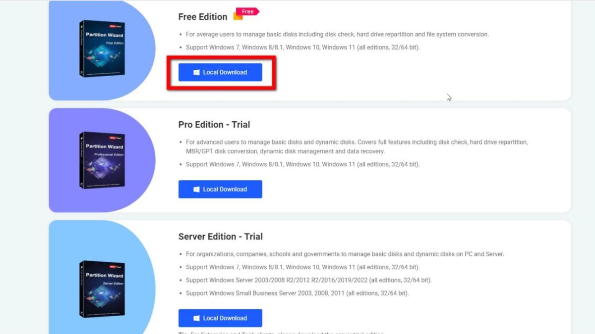 Hướng dẫn cài đặt MiniTool Partition cơ bản 1