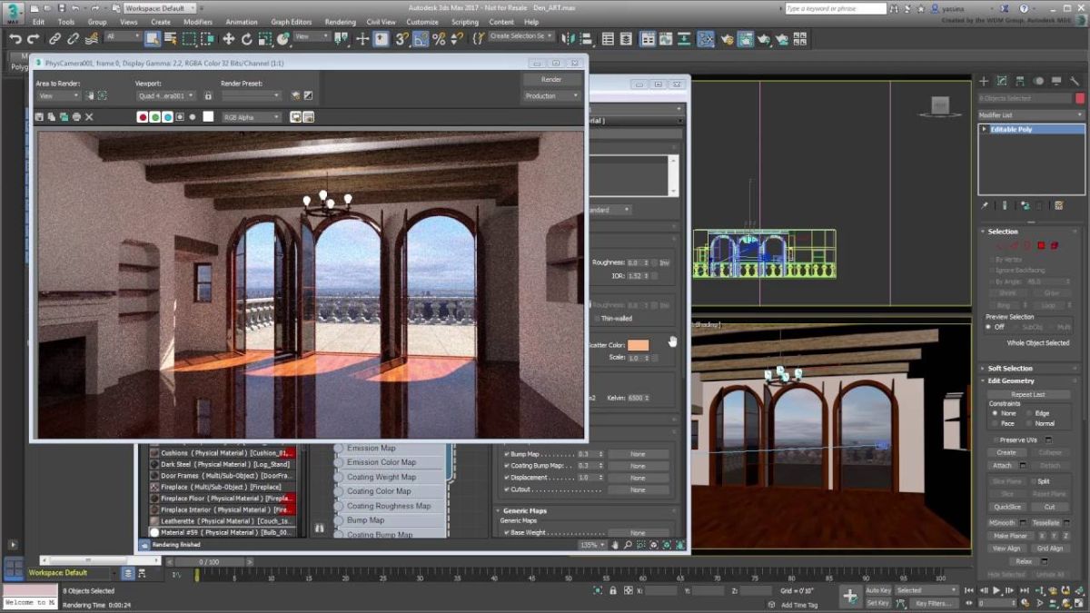 So sánh các tiêu chí nổi bật giữa SketchUp và 3Ds Max 3