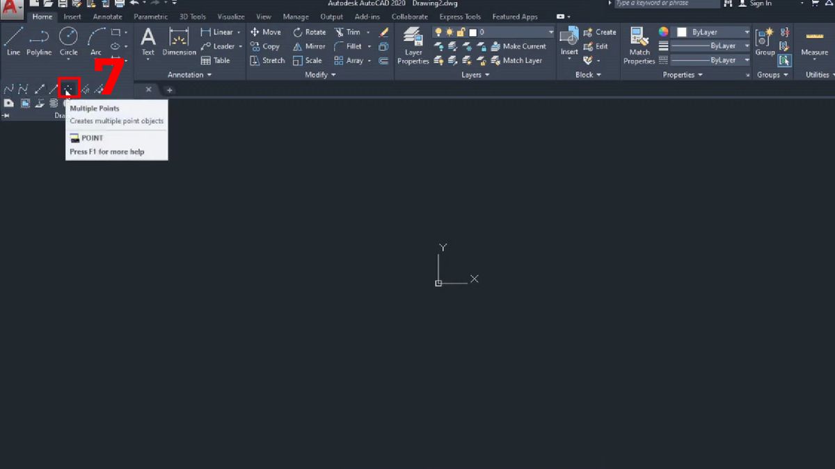Cách dùng lệnh POINT nhập tọa độ từ Excel vào AutoCAD 6