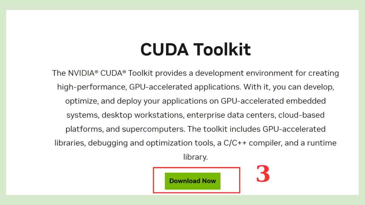 Hướng dẫn cài đặt NVIDIA CUDA chi tiết cho người mới 2