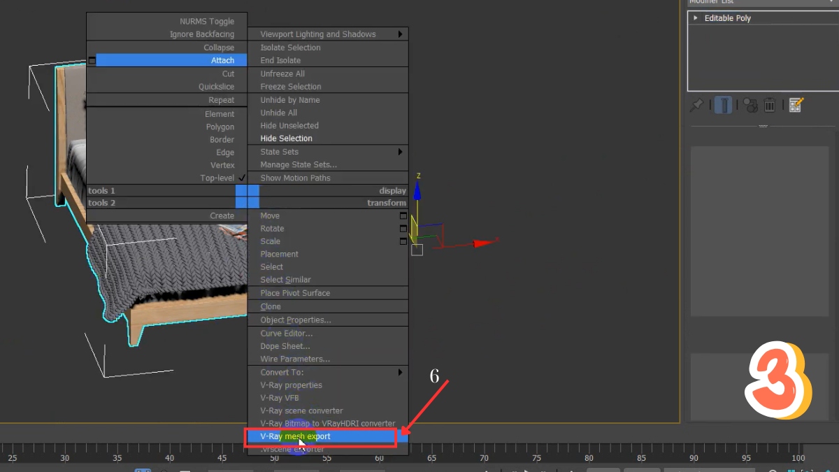 VRay Proxy trong 3Ds Max 3