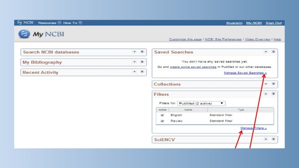 Lưu và quản lý danh sách bài viết PubMed 2