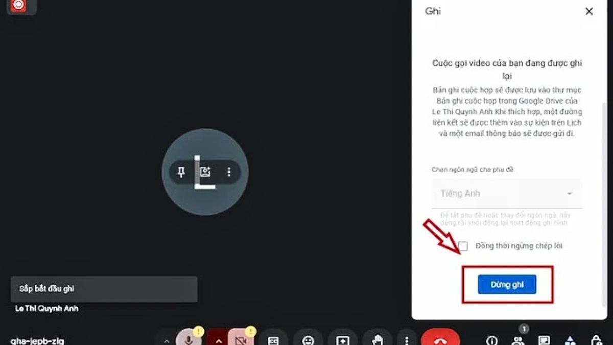 Cách ghi lại video trực tiếp trên Google Meet 5