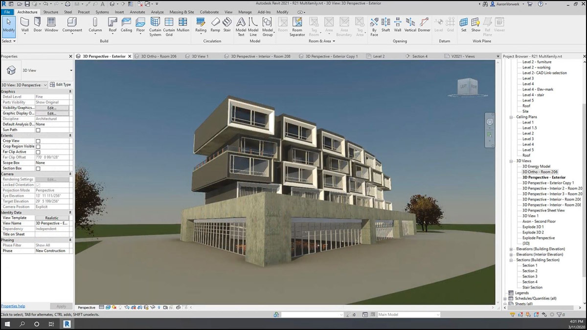 Ứng dụng thực tế của Revit MEP trong ngành xây dựng