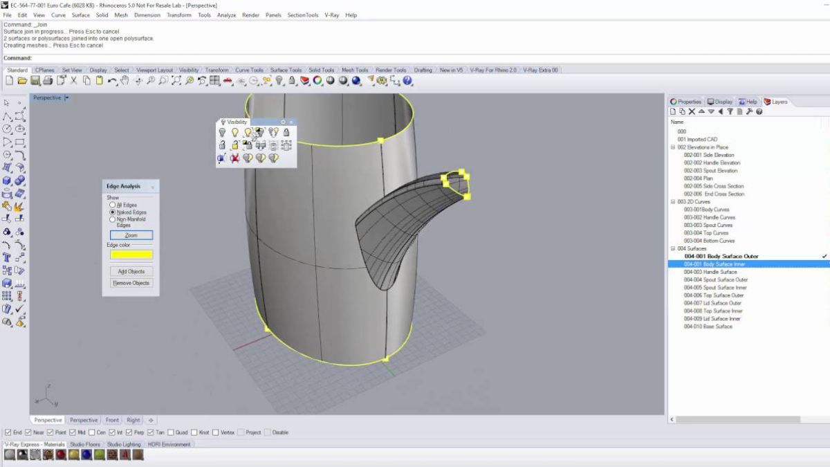 Các tính năng nổi bật không thể bỏ qua trong Rhino 3D 2