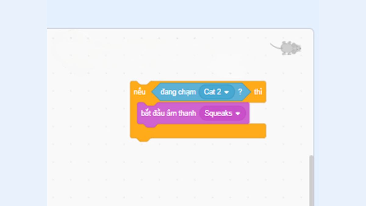 Các bước chi tiết để lập trình Scratch làm game đuổi bắt 5